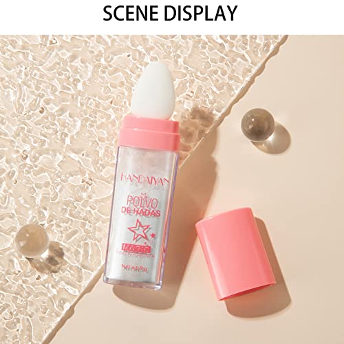 3 Colors Highlighter Powder Polvo De Hadas Shimmer Highlighter Powder Fairy Highlight Patting Powder Contour Blush Powder Makeup For Face Body Highlight Makeup (01) #TOP7