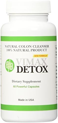 Vimax Detox Natural Colon Cleanser 60 caps by Vimax Detox