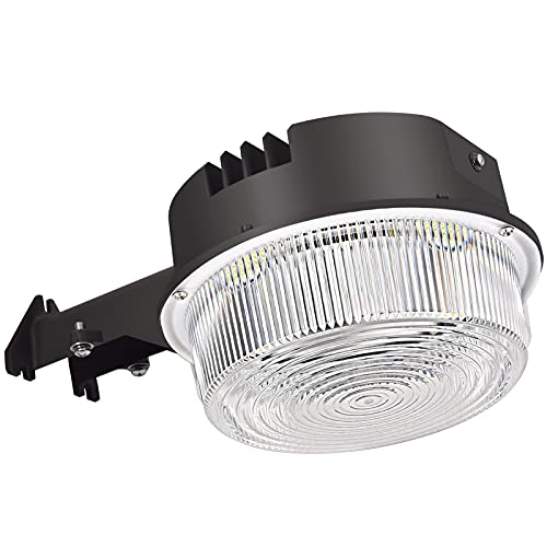 SZGMJIA LED Barn Light, Dusk to Dawn Outdoor Yard Light with Photocell Ultra Brightness 5000K Daylight 7500lm, 500W MH/HPS Replacement, AC100-277V IP65 Waterproof for Farmhouse Area by SZGMJIA - Used condition - US$28.86