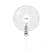 Crompton Wave Plus 400 mm wall Fan | Adjustable Height | Smooth Oscillation | Superior Air Delivery | 2 Year Warranty | White
