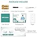 Wireless Bed Alarm for Elderly Adults - 400FT Long-Range Under & On Mattress Sensor Pad & Pager - Early & Exit Alarm Modes, Replaceable Battery, Fall Prevention for Dementia Patients and Alzheimers
