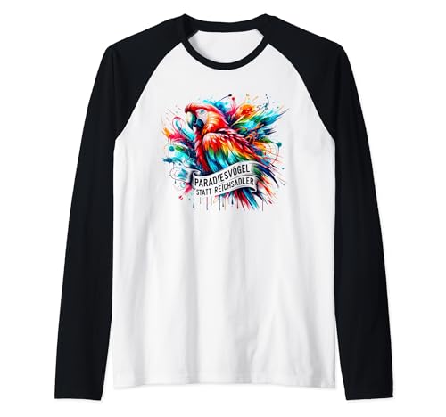 Paradiesvögel statt Reichsadler, LGBTQ Anti Rassismus Raglan