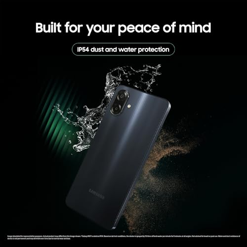 Image of Samsung Galaxy M07 Mobile (Black, 4GB RAM, 64GB Storage) | MediaTek Helio G99 | AnTuTu 624K | IP54| 50MP Camera | 7.6mm Slim | 5000mAh Battery | 25W Fast Charging | 6 Gen OS Upgrades | Without Charger