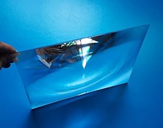 Fresnel Lens 500 * 500mm, Focal Length 600mm, Large Optical Acrylic Lens, Big Solar Fresnel Lens, for Solar Concentrator, DIY Solar Heater, Solar Death Ray, Magnifying, Scientific Research Education