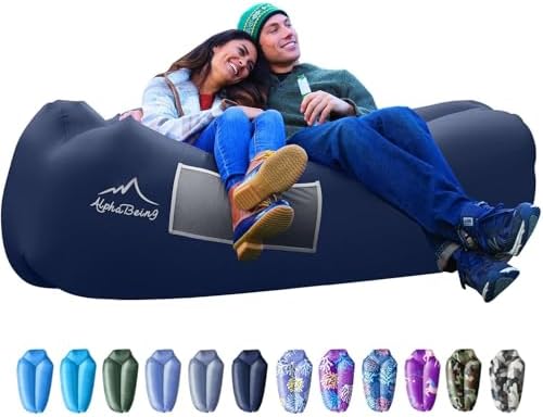 AlphaBeing Inflatable Lounger Beach Chair Accessories, Air Sofa H...