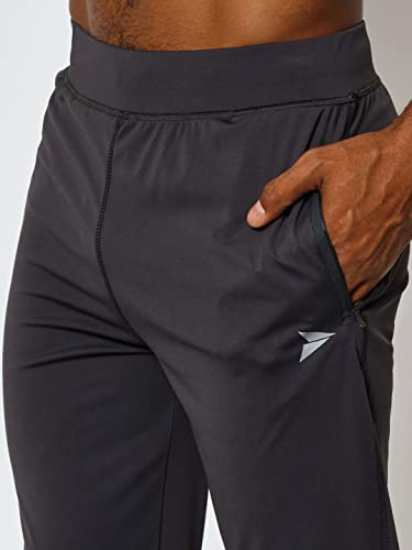 Image of FITINC Men's Stretchable Track Pant for Gym with Zipper Pockets