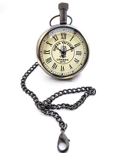 K V HANDICRAFTS Royal Gold Brass Queen Victoria 1875 - Antique Pocket Gandhi Watch Royal Look Indian Handicraft Premium Gift Item (B08BC2Q612) Amazon Price History, Amazon Price Tracker