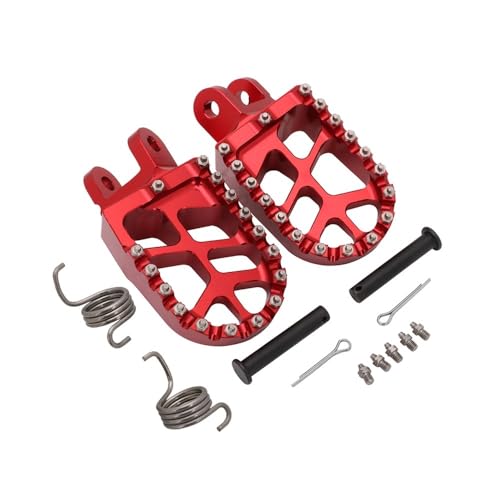 Pédales et repose-pieds XR250 anti-glisse pour éviter les chutes en enduro