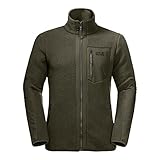 comprar lana xxl peru muy cálido Jack Wolfskin, Kingsway , Chaqueta De Lana, Bonsai Green, Xxl, Hombre