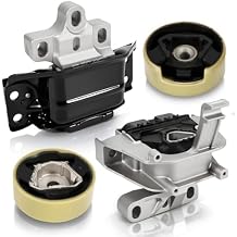 4Pcs Engine Transmission Motor Mount Kit Fit for Volkswagen VW 2018-2023 Atlas, 2020-2023 Atlas Cross Sport, 2019 2022 Teramont V6 3.6L - Replace 3QF199262G 5Q0198037A 5QA199555F 10345 9918