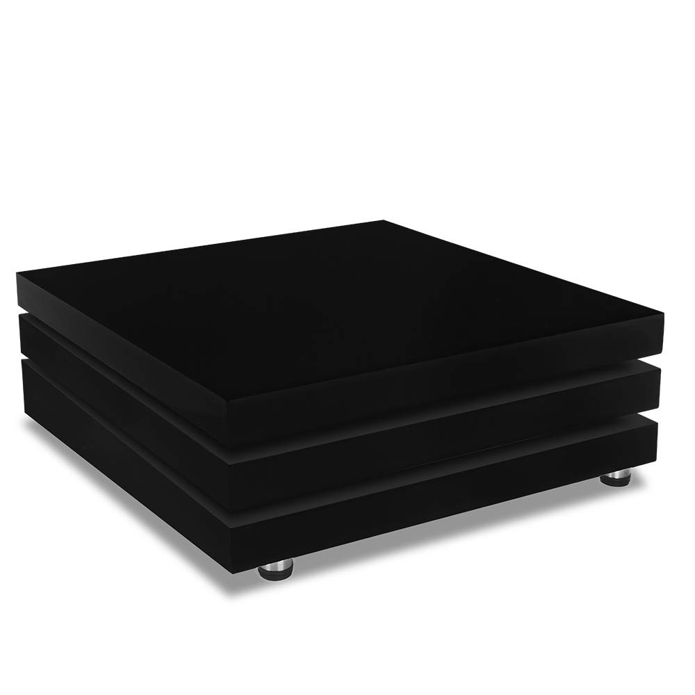 Buy Deuba Coffee Table New York High Gloss 360 ° Rotatable Square