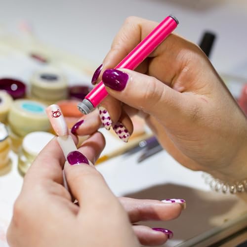 Tampon à ongles en silicone transparent pour l'application précise de décors - 3