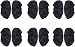 BAIWaNG Lot de 12 couvre-chaussures imperméables, antidérapants, lavables et réutilisables, pour la maison