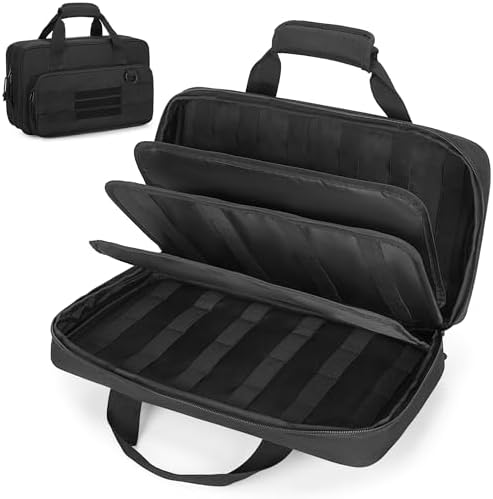 samdew Knife Display Bag for 74+ Slots Knives, Butterfly Knife Storage Case with 3 Different Size Slots, Folding Knife Organizer Holder, Knife Collection Box with Hard PE Board, Soft Bag Only