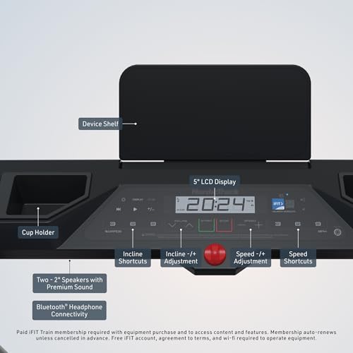 Image of NordicTrack T Series 5 Treadmill with 1-Month iFIT Train Membership | 1-Month iFIT Train Membership included for 10,000+ Expert Trainer-Led Workouts with SmartAdjust Auto-Intensity