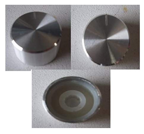 Job Lot x 4 Chrome Dimmer Light Switch Replacement Knob