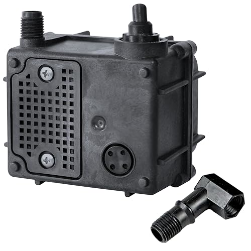 Little Giant P-AAA 115 Volt, 1/160 HP, 120 GPH Manual Submersible Oil-Filled Fountain/Recirculating Pump, 6-Ft. Cord, Black, 523003 by Little Giant - Used condition - US$43.79