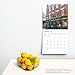 London | 2025 12 x 24 Inch Monthly Square Wall Calendar | Plastic-Free | BrownTrout | UK United Kingdom City