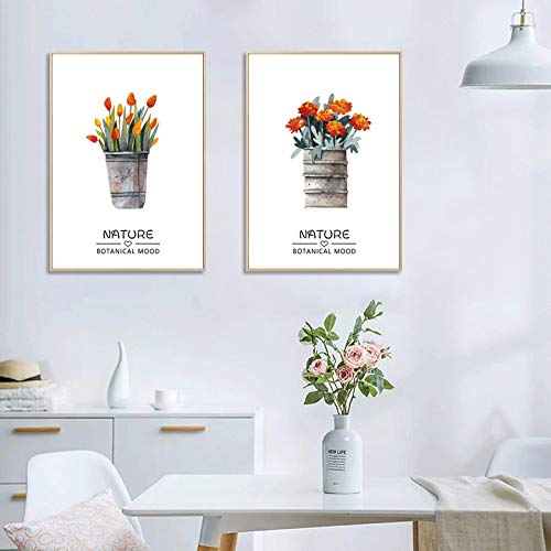 Peinture Toile Fleurs Aquarelle pour Éveiller la Douceur de Votre Maison