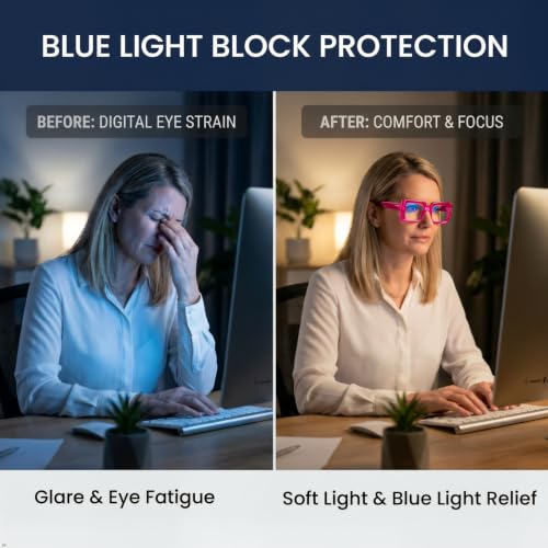 Image of Eyekepper Reading Glasses 1.25, Readers for Women, 2 Pack Rose