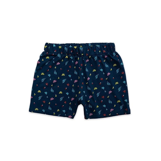 Makoto Baby |Kids Girls Regular Shorts Soft Cotton with Cute Birds Prints Combo Pack of 3 Multicolored offers donot miss