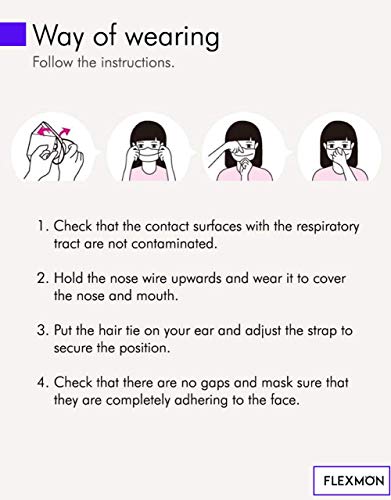 (Pack Of 30) Premium 3D Disposable White Kids Kf94- Face Mask, Youth Mask, Age 5-15 Old, 4-Layer Filters, Protective Nose Mouth Covering Dust Mask, Individual Packs, White Color, Made In Korea. (30) #TOP3