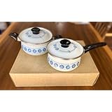 ホーロー 琺瑯 片手鍋 両手鍋 レトロ サンコーウェア