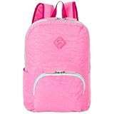 Mochila Rosa Sestini Happy Crinkle 2 Double - Pink