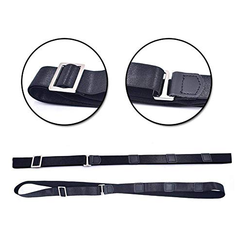 Image of Aviator UV protected Black Sunglass with Shirt Tucker Belt Shirt Stay belt for men women girls & boys
