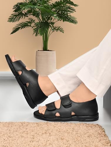 Image of HEALTH FIT Men's Diabetic & Orthopedic with Extra Soft Comfortable Sandal