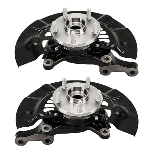 PHILTOP 2PCS Front Steering Knuckle & Wheel Bearing Hub Assembly Compatible with Toyota Camry 2014, Passenger and Driver Side Replaces 698-382 698-383