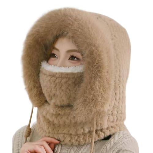 Lenjeos ciclismo de ciclismo bufanda de sombrero de invierno - gorro con capucha con orejeras, tapa caliente a prueba de viento espesada, ropa de cabeza protectora térmica a prueba de frío | Equipo de