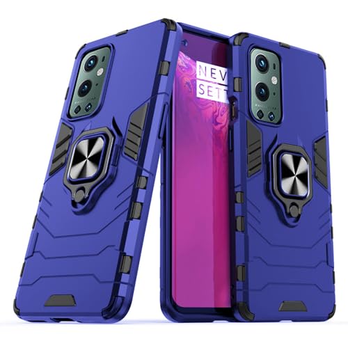 Image of amazon basics Basic Case for OnePlus 9 Pro 5G (Polycarbonate, Thermoplastic Polyurethane Deep Blue)