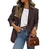 PRETTYGARDEN 2026 Blazers for Women Business Casual Long Sleeve Lapel Open Front Suit Jacket Work Blazer with Pockets