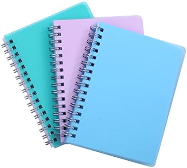 Irmanas Spiral Notebook, 3 Pack Small Notebooks 4.3''x 5.7'',Mini Ruled Lined Journal, 480 Pages, College School Supplies Pocket Notebook for Work, Aesthetic Gift Office Supplies for Teen Girls,Boys