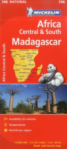Michelin Map Africa Central South And Madagascar 746 (Maps/Country (Michelin)) #TOP2