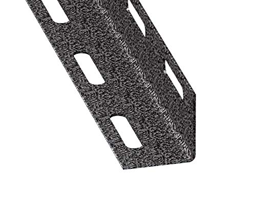 Cold Profile Perforated Hinge Mart Grey 27 x 27 mm 1 m