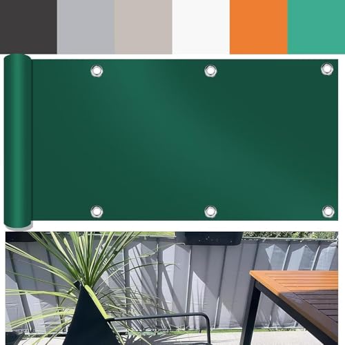 Parasol de malla cortavientos para valla de jardín y terraza exterior 2
