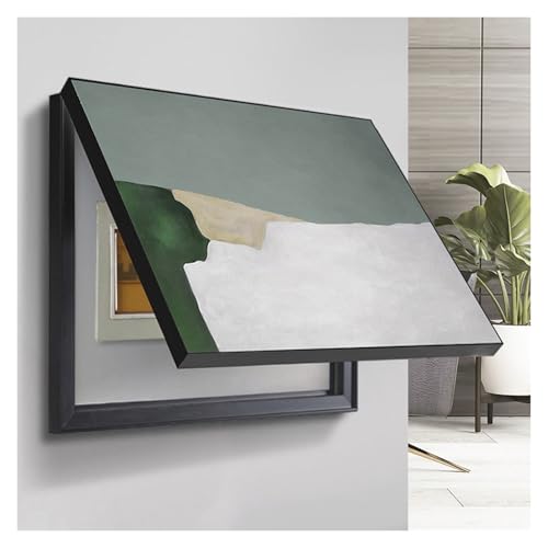 WBBML Decorativa Caja Eléctrica Contadores Cubre Contadores De Luz Flip Tapa Cuadro Electrico Decorativo Cómoda para El Uso Diario(C,40x50cm)