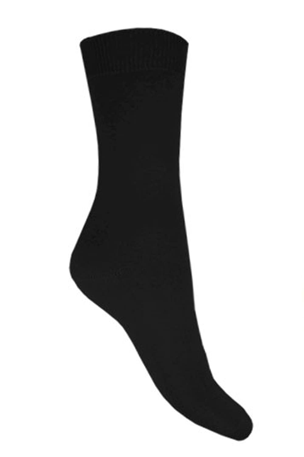 3/6/12 Pairs of Men's Executive Lycra Cotton, Premium Formal Socks UK Size 6-11 EUR 39-45 (Black, 12)