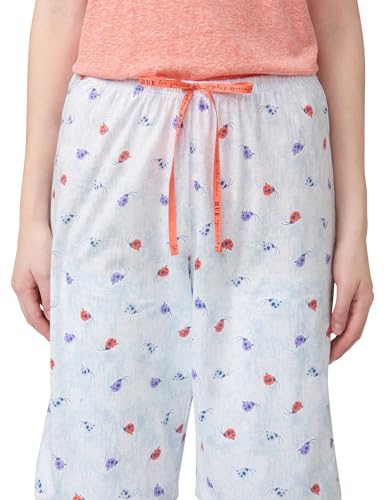 Image of HUE Women's Spring Pajama Separates Soft Whimsical Print Pjs with Flowers, Animals, Garden Themed Pjs, Cocktails