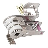 MoSundi Elektrischer Ofen-Thermostat-Temperaturregler, 10 A/16 A, 270 ° drehbar, Metall-Ersatzteil für Ofenreparatur (16 A)