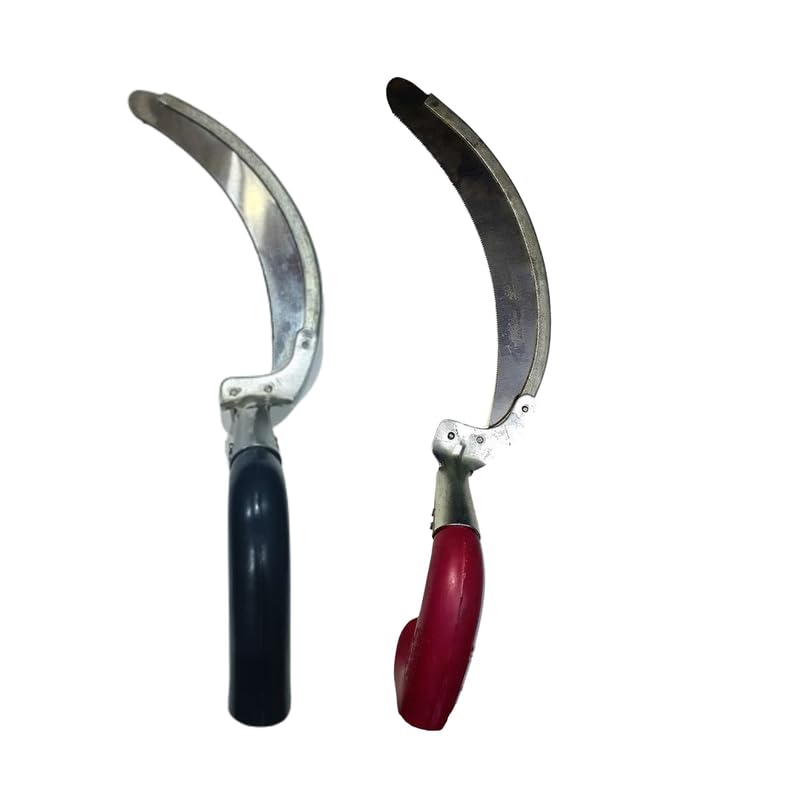KhurdAgro Industries Garden Plastic Handle Crop Cutting Curved Saw Combo (Navy Blue & Red_18 Inch) (B0D7MNRJX4) Amazon Price History, Amazon Price Tracker