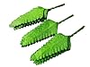 Ploen 25 pcs Green Leaves Ferns Mulberry Paper Leaves with Wire Stems Fern1 Leaf Mulberry Paper Craft Supplies Scrapbooking Embellishments for so Many Card DIY Craft Projects Leaves103 #1