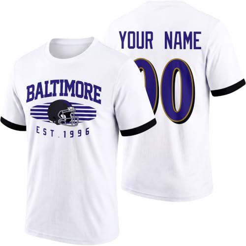 Image of T-Shirt Custom Name and Number Personalized Gifts