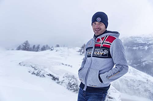 Vest à capuche Geographical Norway Flyer blouson chaud coupe designer L - 2