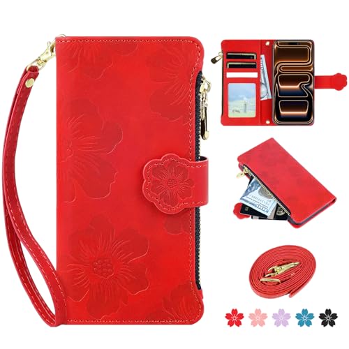 CASAFUNY �K�p�yiPhone 17 Pro Max �P�[�X �蒠�^ �V�����_�[�z���|�� �΂߂��� ��񂩂� �|���X�g���b�v�t�� ���������\ �K�p6.9�C���` �A�C�t�H�� 17 �v�� �}�b�N�X �P�[�X �蒠�^ �t�@�X�i�[�^ ���K���� ��e�� �J�[�h