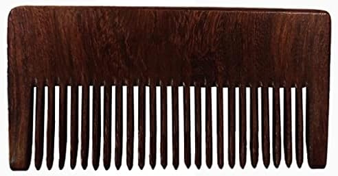Compact Pocket Pure Sheehsham Wooden Comb (10 Cm)