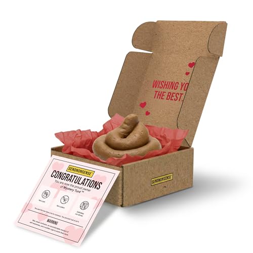 SendNonsense Mystery Turd Love Edition — April Fools Fake Poop Prank Gift Box with Wishing You the...
