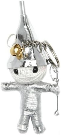 Tin Man Voodoo String Doll Keychain